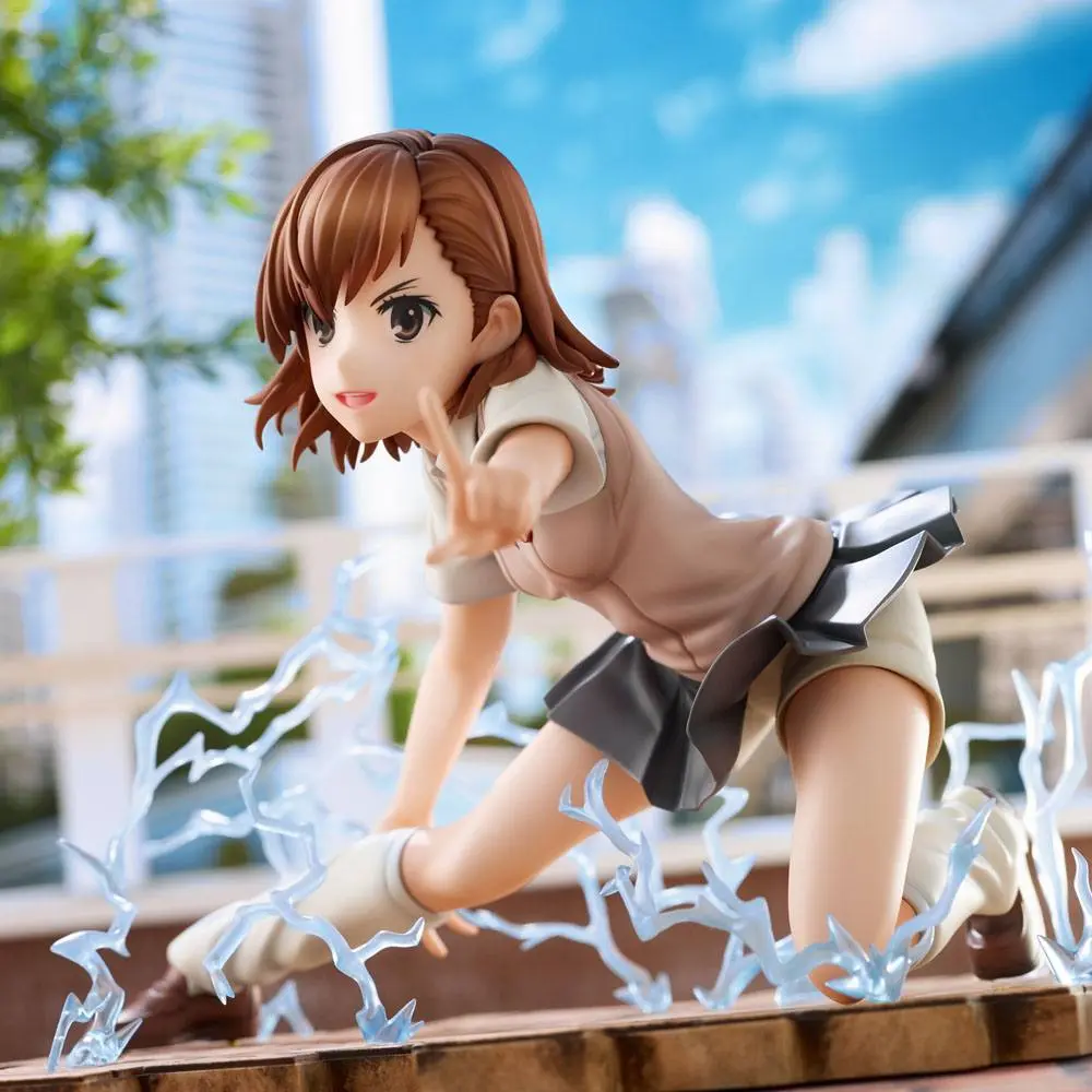A Certain Scientific Railgun T Mikoto Misaka PVC szobor figura 14 cm termékfotó