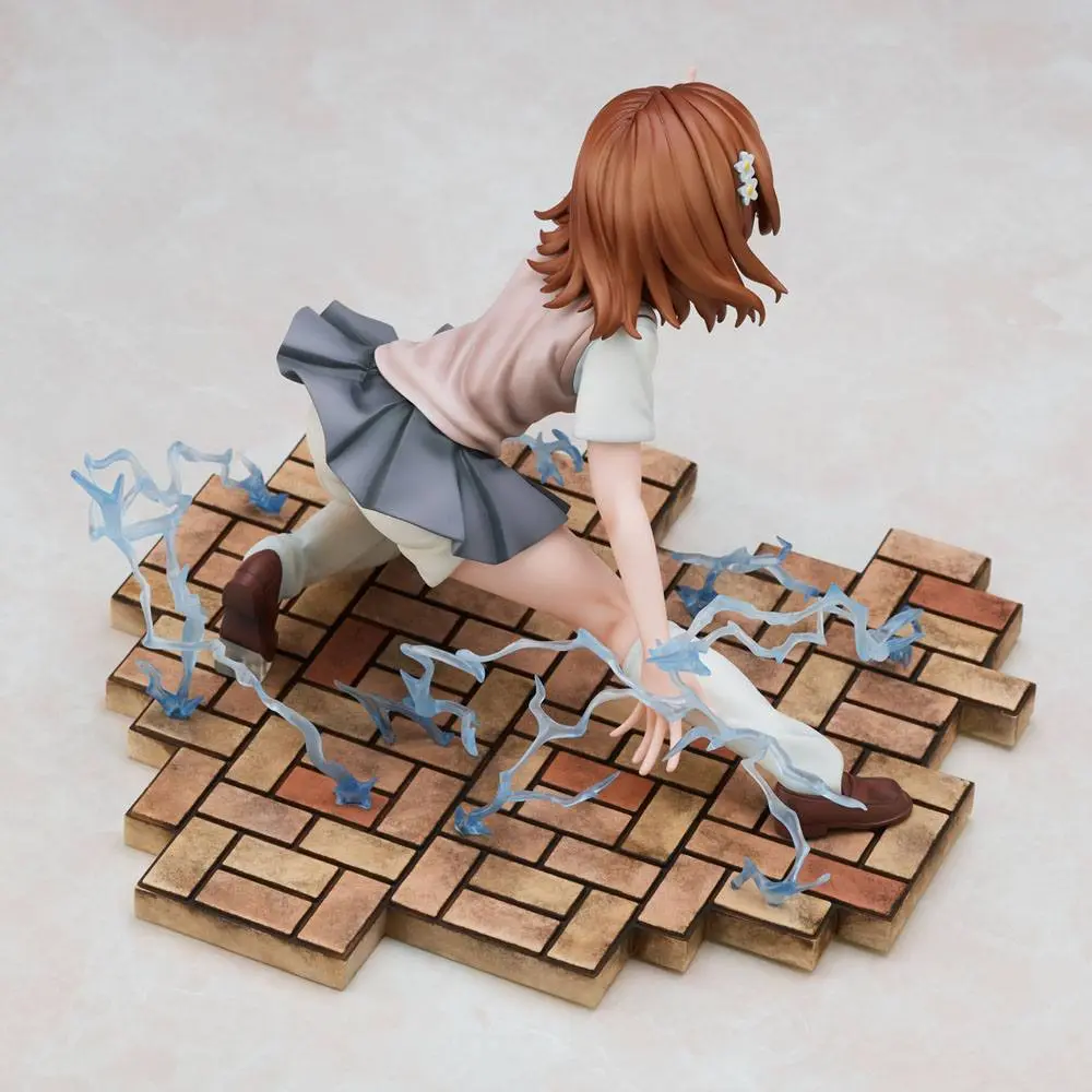 A Certain Scientific Railgun T Mikoto Misaka PVC szobor figura 14 cm termékfotó