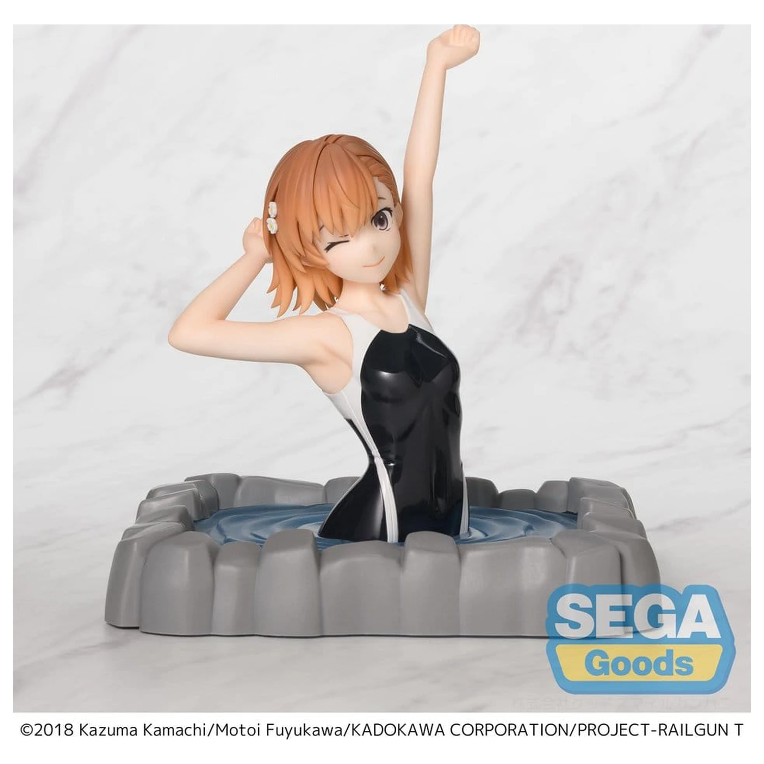 A Certain Scientific Railgun T Thermae Utopia Mikoto Misaka PVC szobor figura 14 cm   termékfotó