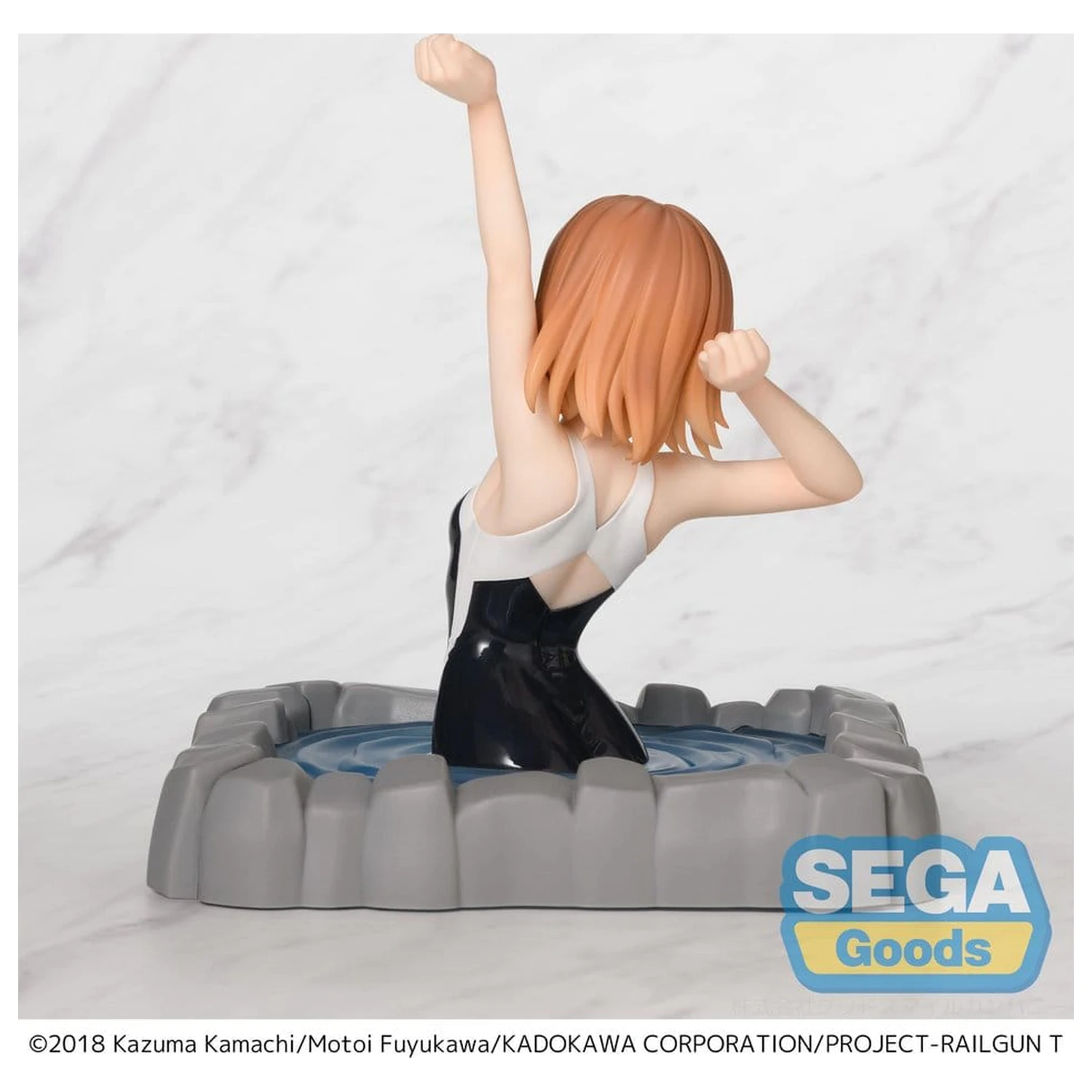 A Certain Scientific Railgun T Thermae Utopia Mikoto Misaka PVC szobor figura 14 cm   termékfotó