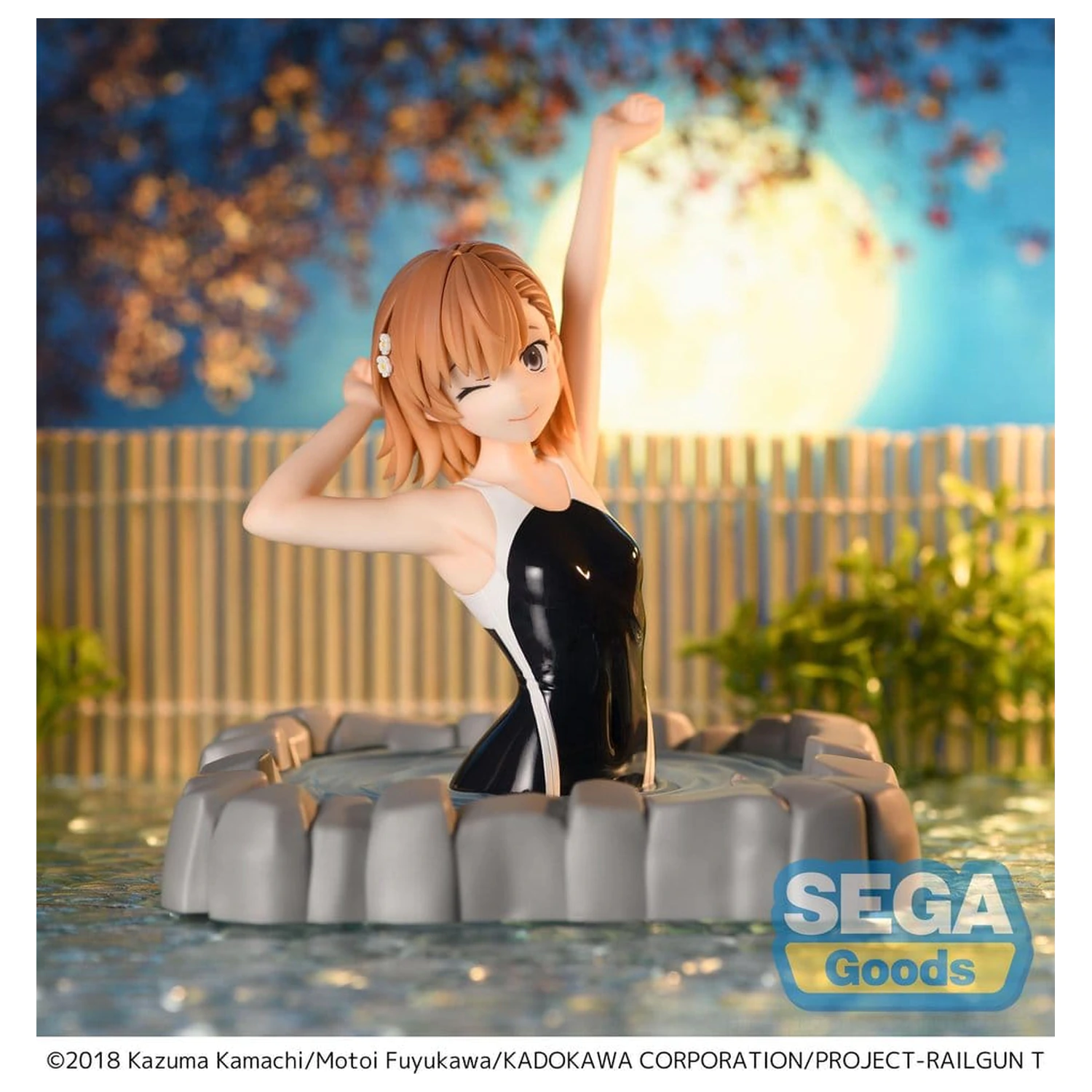 A Certain Scientific Railgun T Thermae Utopia Mikoto Misaka PVC szobor figura 14 cm   termékfotó