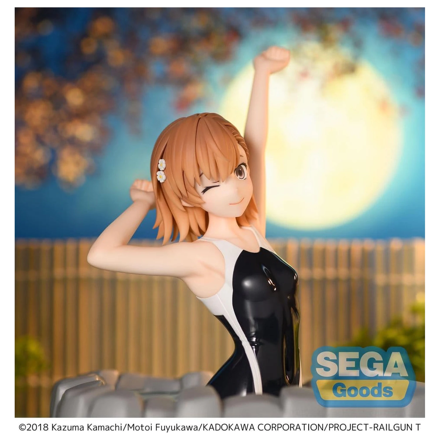 A Certain Scientific Railgun T Thermae Utopia Mikoto Misaka PVC szobor figura 14 cm   termékfotó