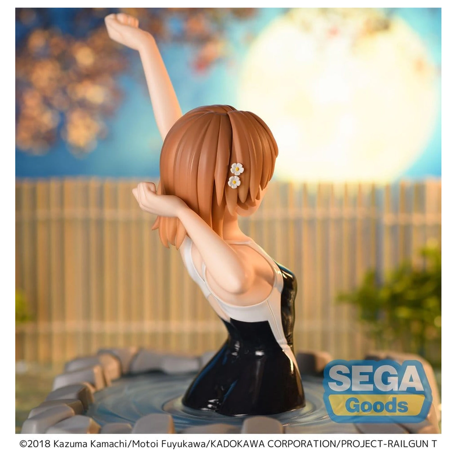 A Certain Scientific Railgun T Thermae Utopia Mikoto Misaka PVC szobor figura 14 cm   termékfotó