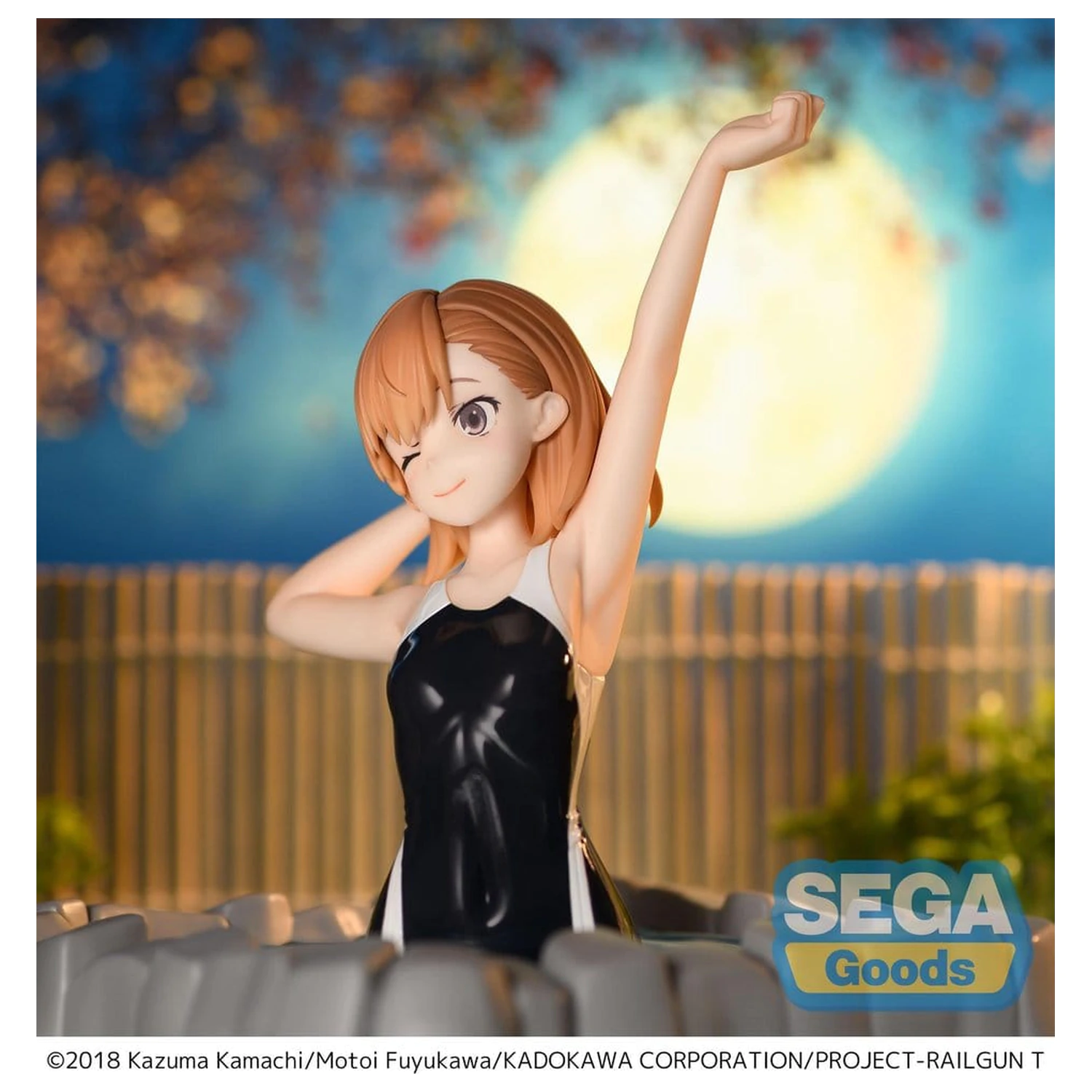 A Certain Scientific Railgun T Thermae Utopia Mikoto Misaka PVC szobor figura 14 cm   termékfotó