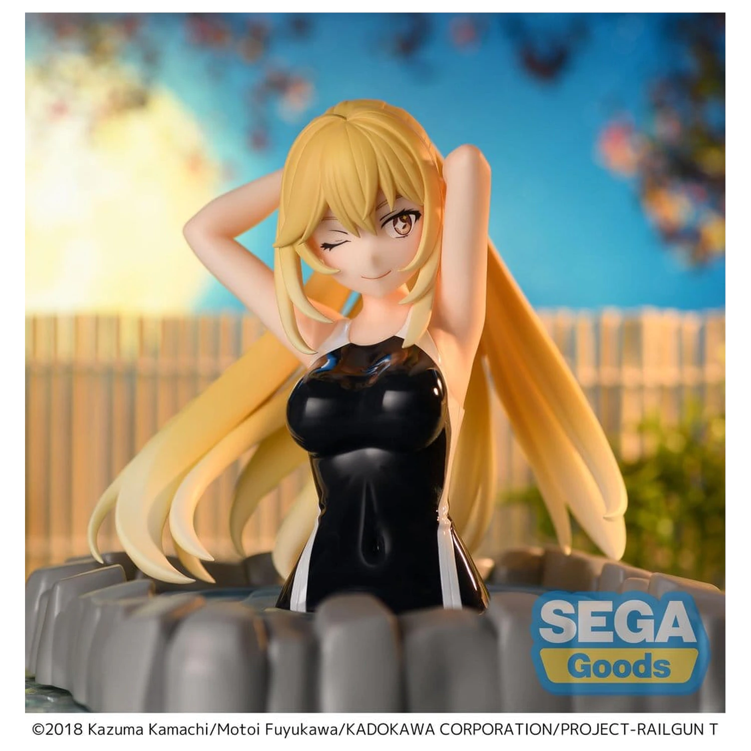 A Certain Scientific Railgun T Thermae Utopia Misaki Shokuhou PVC szobor figura 14 cm    termékfotó