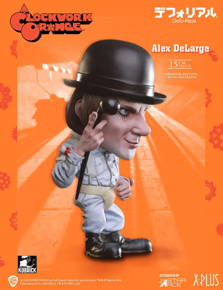 A Clockwork Orange Defo-Real Series Alex Denagy szobor figura 15 cm termékfotó