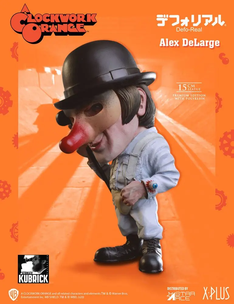 A Clockwork Orange Defo-Real Series Alex Denagy szobor figura 15 cm termékfotó