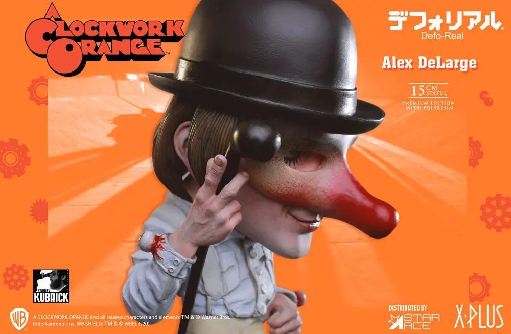 A Clockwork Orange Defo-Real Series Alex Denagy szobor figura 15 cm termékfotó