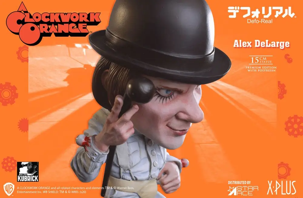 A Clockwork Orange Defo-Real Series Alex Denagy szobor figura 15 cm termékfotó