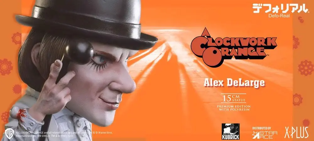 A Clockwork Orange Defo-Real Series Alex Denagy szobor figura 15 cm termékfotó