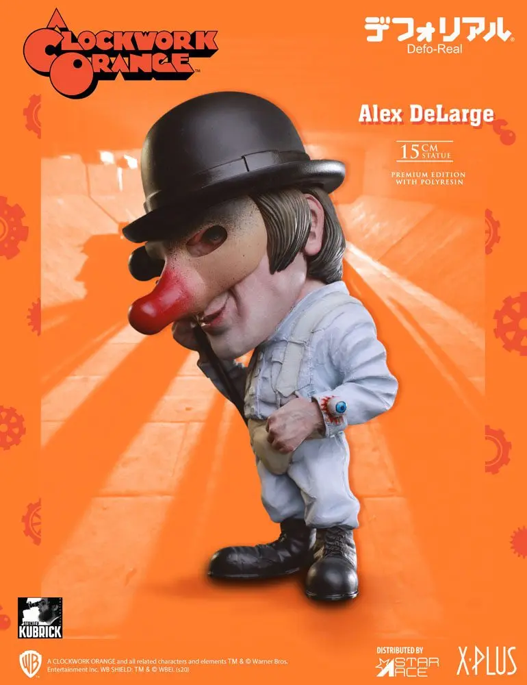 A Clockwork Orange Defo-Real Series Alex Denagy szobor figura 15 cm termékfotó