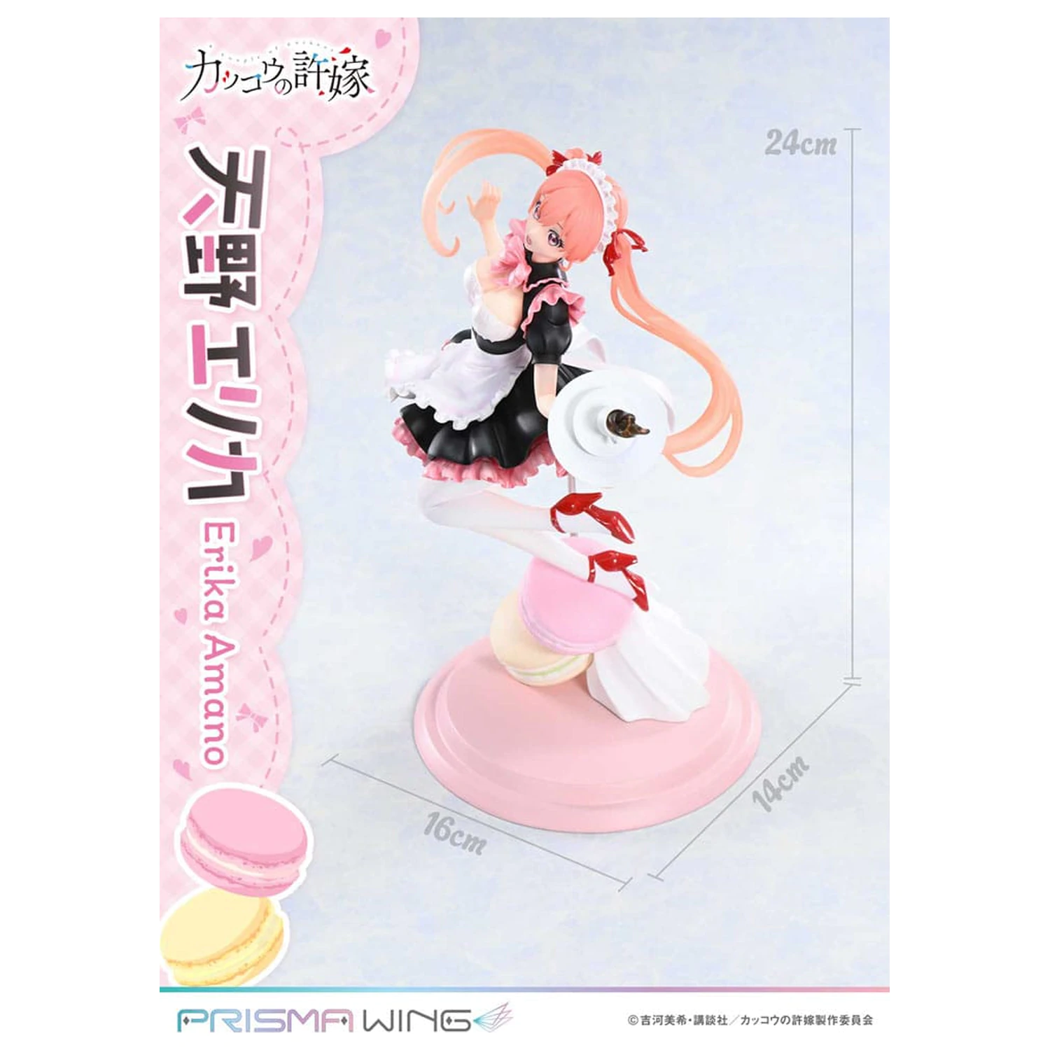 A Couple of Cuckoos Prisma Wing 1/7 Erika Amano PVC szobor figura 24 cm termékfotó