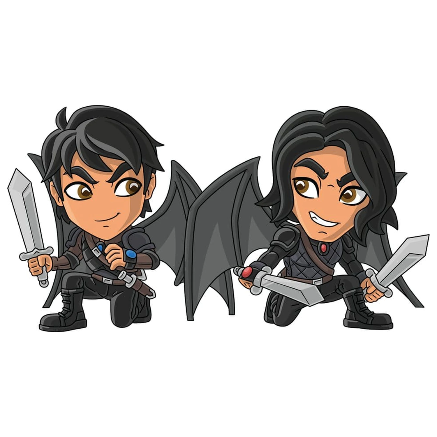 A Court of Thorns and Roses Vinyl figura Azriel and Cassian 11 cm termékfotó