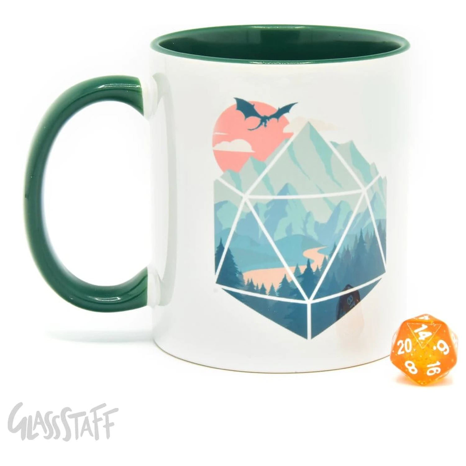 A D20 Scene ajándékcsomag bögre & dobókocka termékfotó