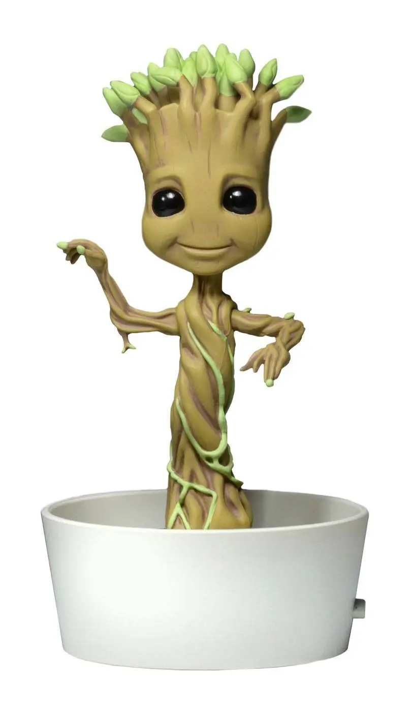 A galaxis örzői Body Knocker Bobble-figura Dancing Potted Groot 15 cm termékfotó