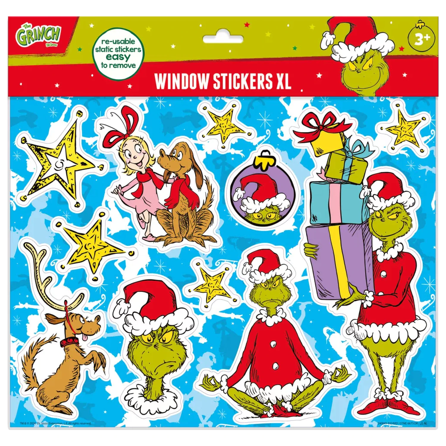 A Grincs Dr Seuss ablakmatrica szett XL termékfotó