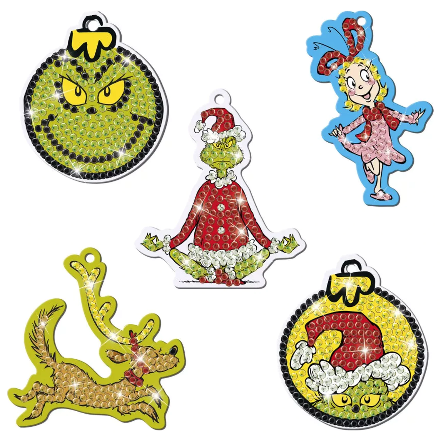A Grincs Dr Seuss gyémántszemes szett akasztóval termékfotó