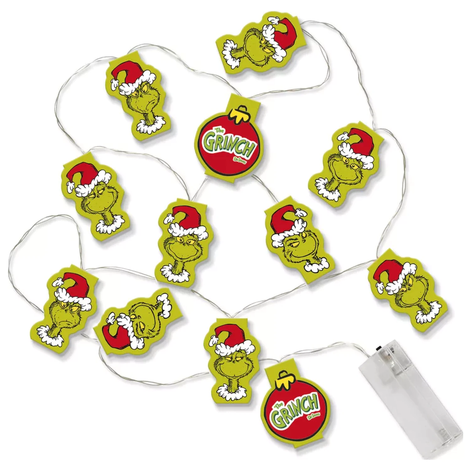 A Grincs Dr Seuss karácsonyi LED fűzér termékfotó