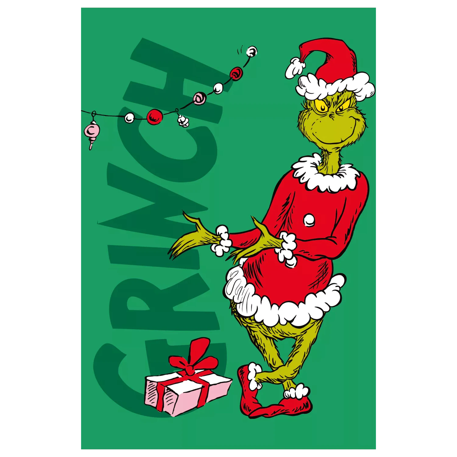 A Grincs Merry Presents mikroflanel takaró 100x150cm termékfotó