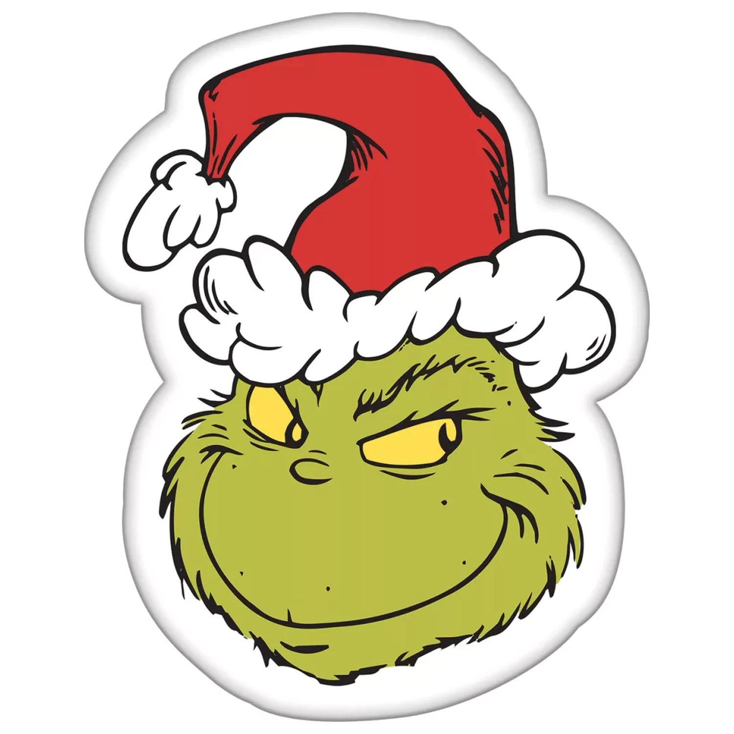 A Grincs Smile formapárna, díszpárna 36x29 cm termékfotó