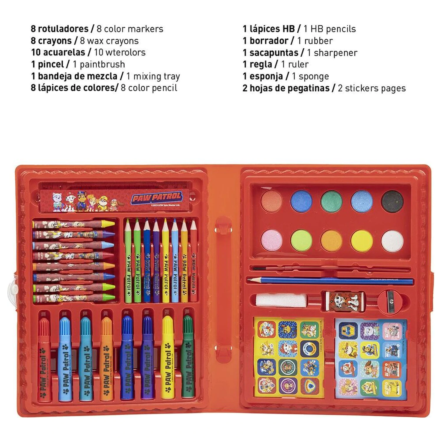 A Mancs őrjárat színező írószer csomag termékfotó