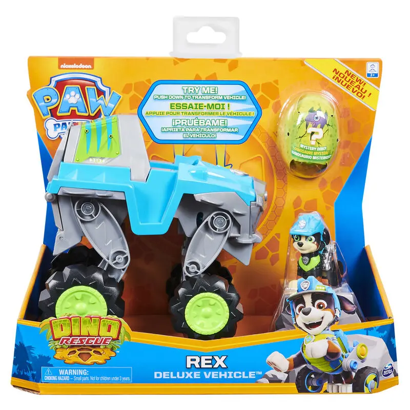 A Mancs őrjárat Deluxe Dino Rex jármű termékfotó