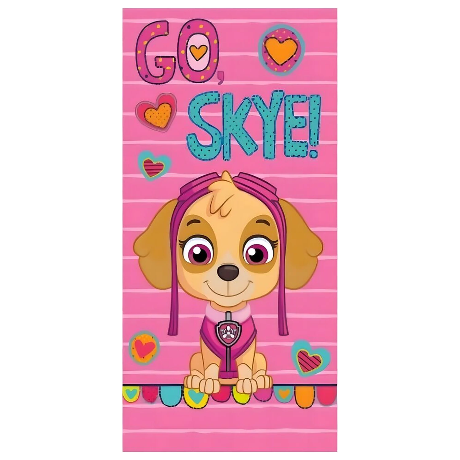 A Mancs őrjárat mikroszálas strand törölköző termékfotó