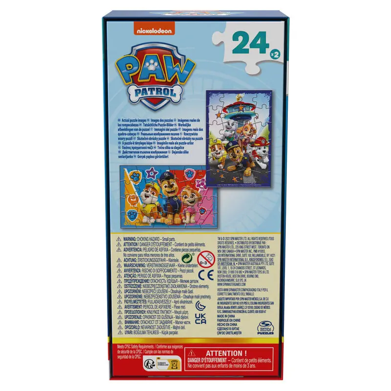 A Mancs őrjárat puzzle 2x24db-os termékfotó