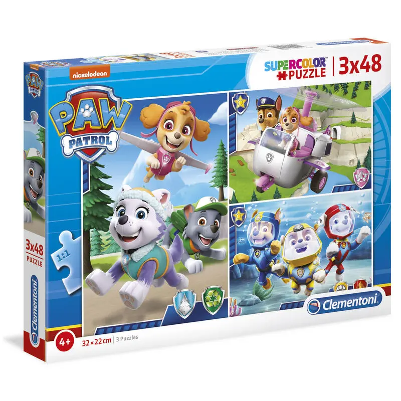 A Mancs őrjárat puzzle 3x48db-os termékfotó