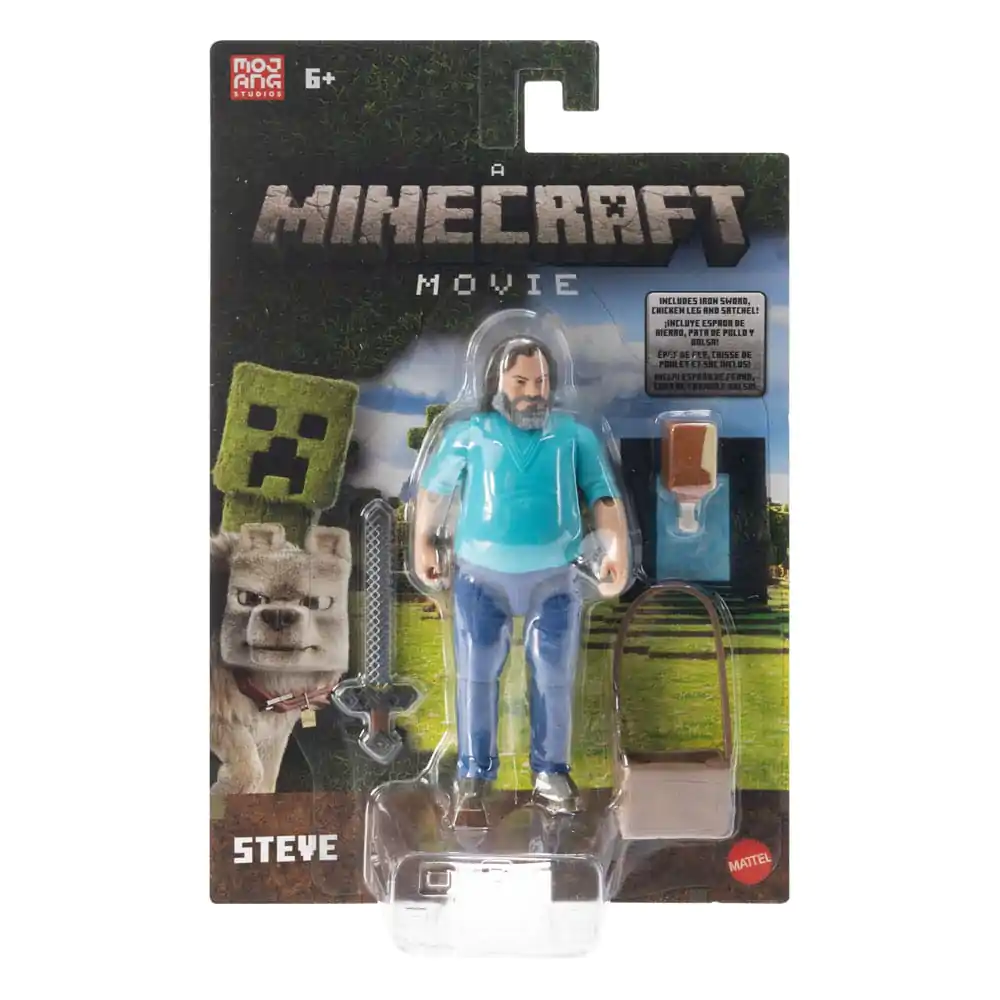 A Minecraft Movie Steve akciófigura 10 cm termékfotó