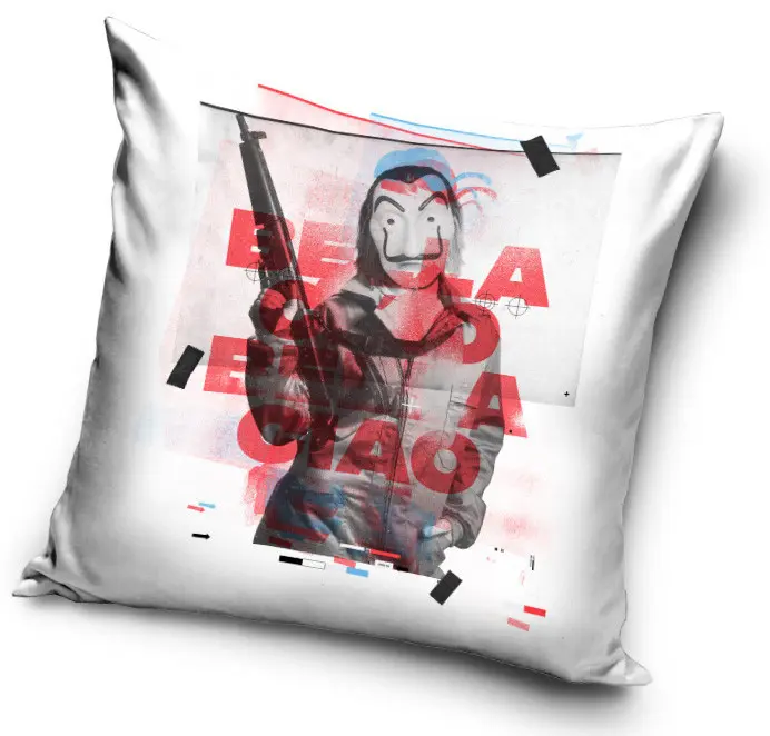 A nagy pénzrablás párna, díszpárna 40*40 cm termékfotó