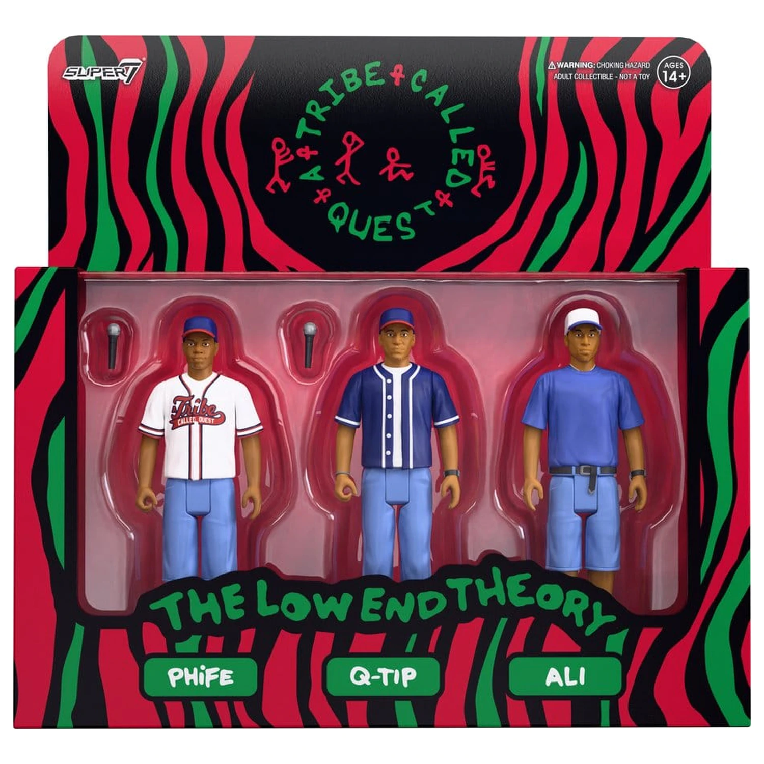 A Tribe Called Quest ReAction The Low End Theory 3 db-os akciófigura csomag termékfotó