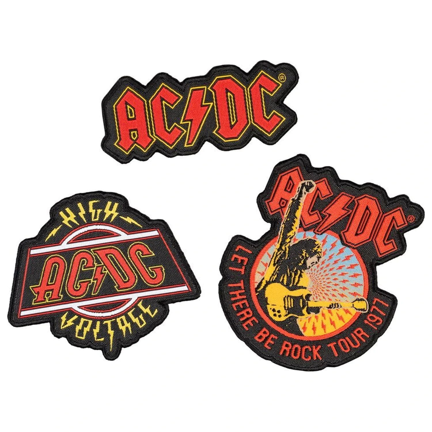 AC/DC 3 db-os felvarró csomag termékfotó