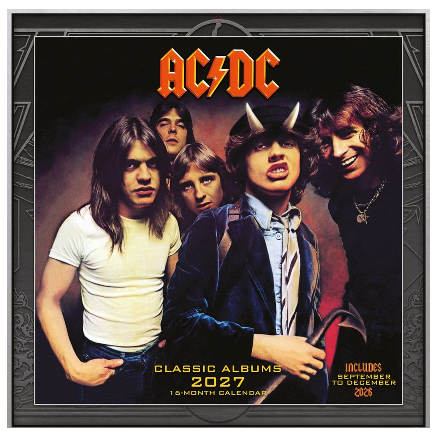 AC/DC Albums naptár 2027 30 x 30 cm termékfotó