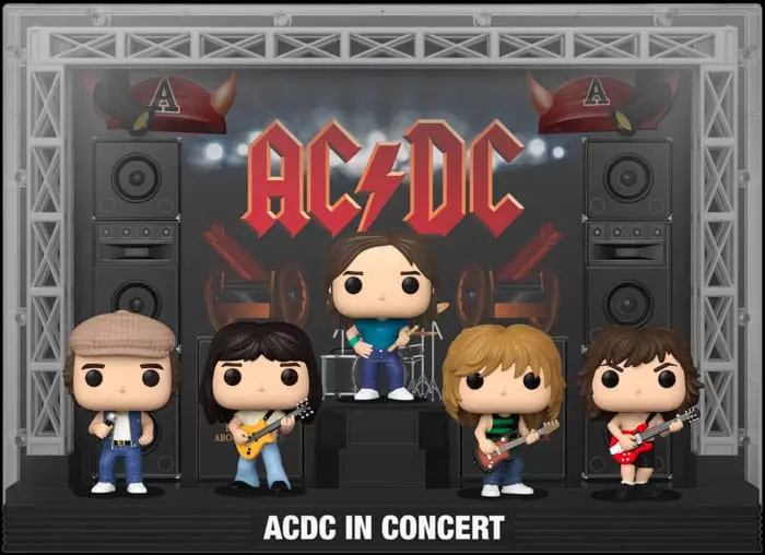 AC/DC Funko POP! Moments DLX Vinyl AC/DC in Concert 5 db-os figura csomag 9 cm termékfotó