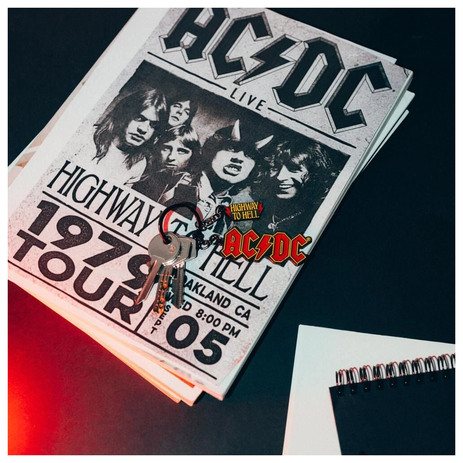 AC/DC kulcstartó termékfotó