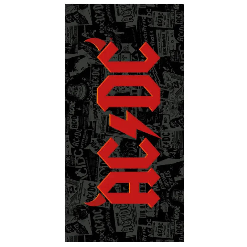 AC/DC mikroszálas törölköző termékfotó