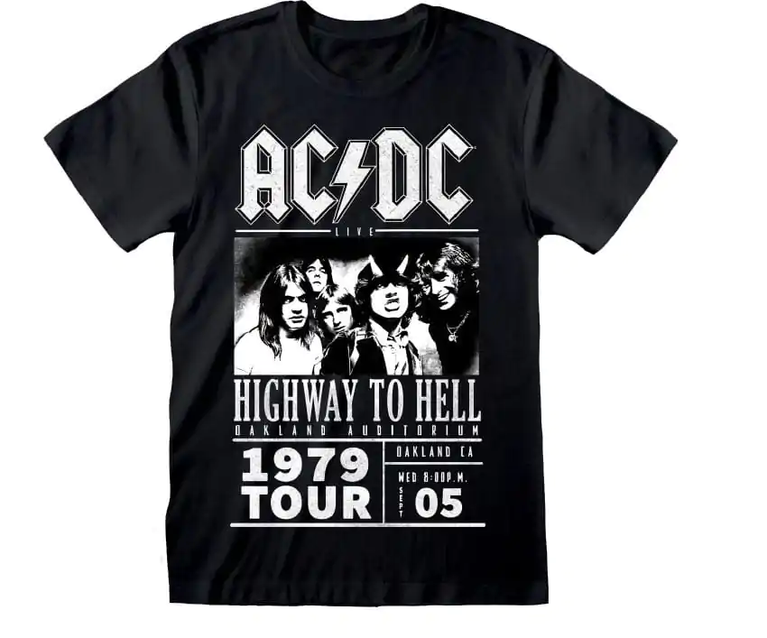 AC/DC Highway To Hell 1979 Tour Black póló termékfotó