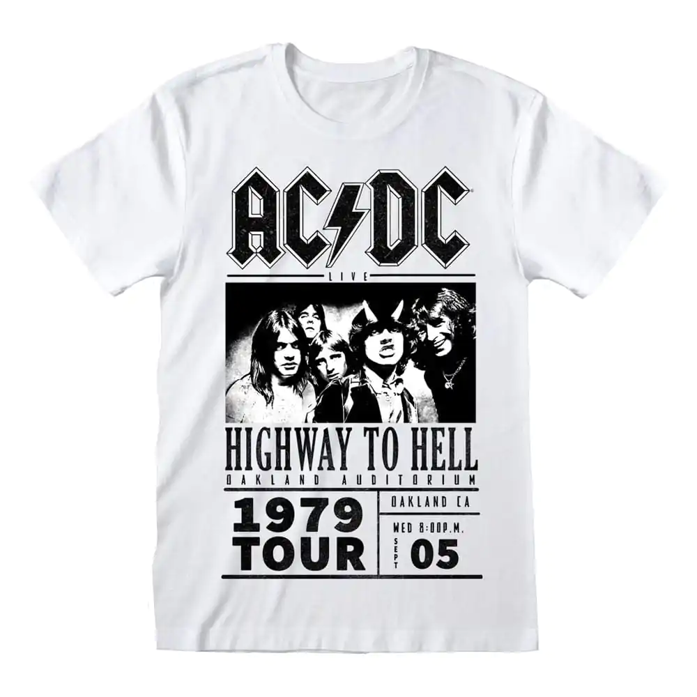 AC/DC Highway To Hell 1979 Tour White póló termékfotó