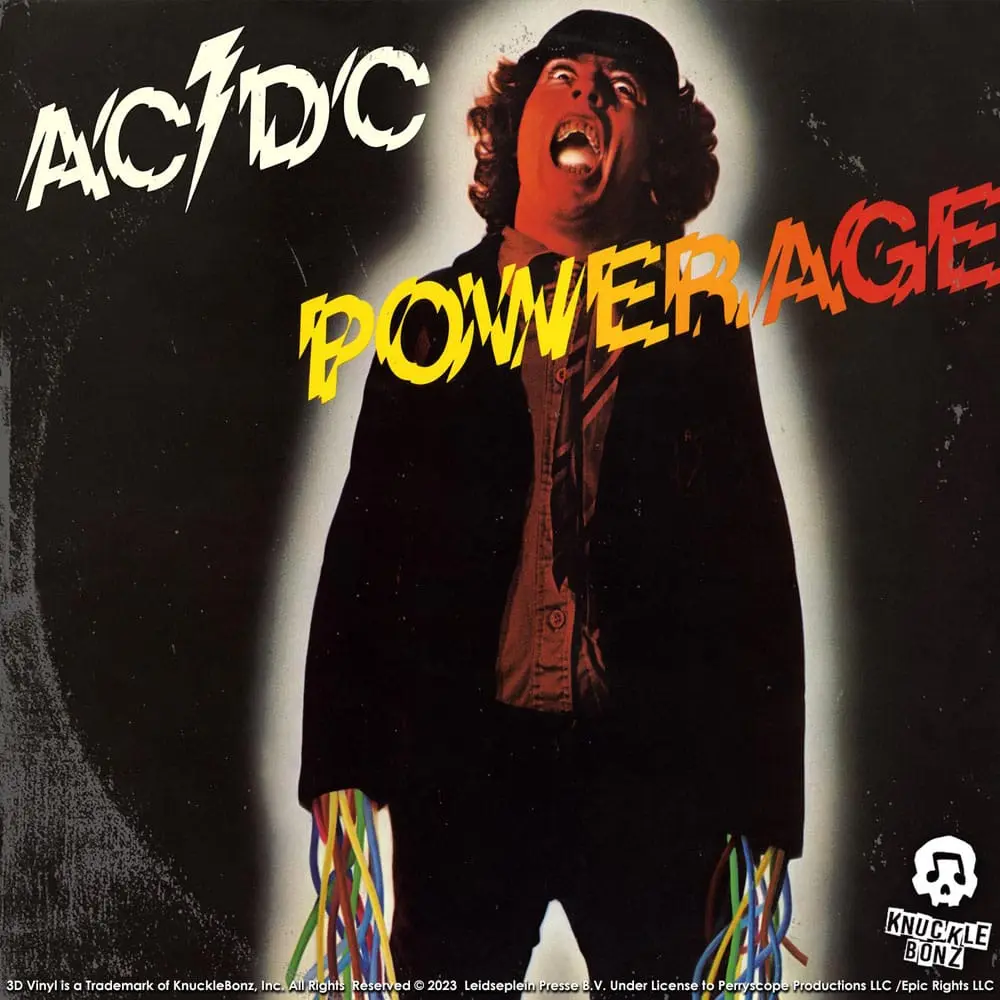 AC/DC Powerage 3D Vinyl szobor figura termékfotó