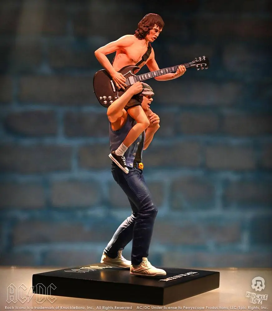AC/DC Rock Iconz 1/9 Angus &amp; Brian szobor figura 27 cm termékfotó