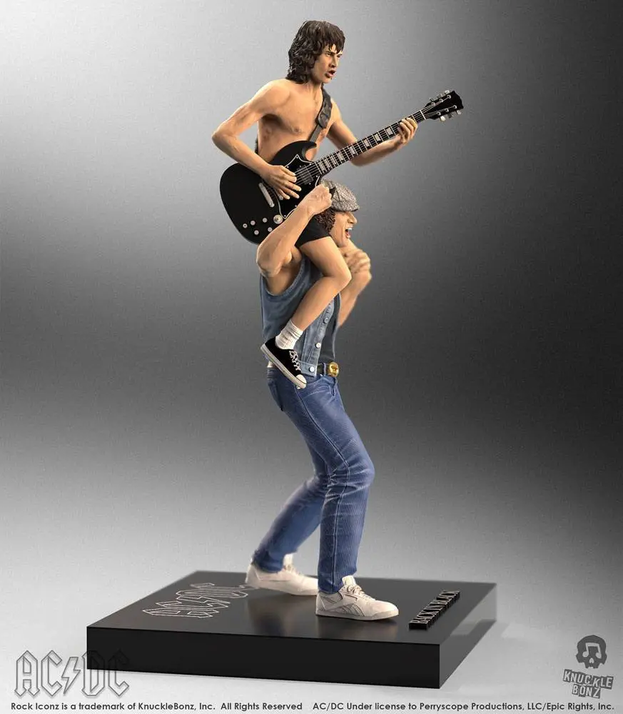 AC/DC Rock Iconz 1/9 Angus &amp; Brian szobor figura 27 cm termékfotó