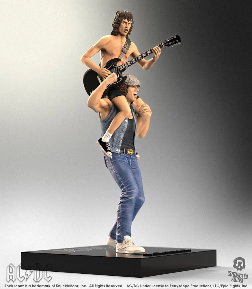 AC/DC Rock Iconz 1/9 Angus &amp; Brian szobor figura 27 cm termékfotó