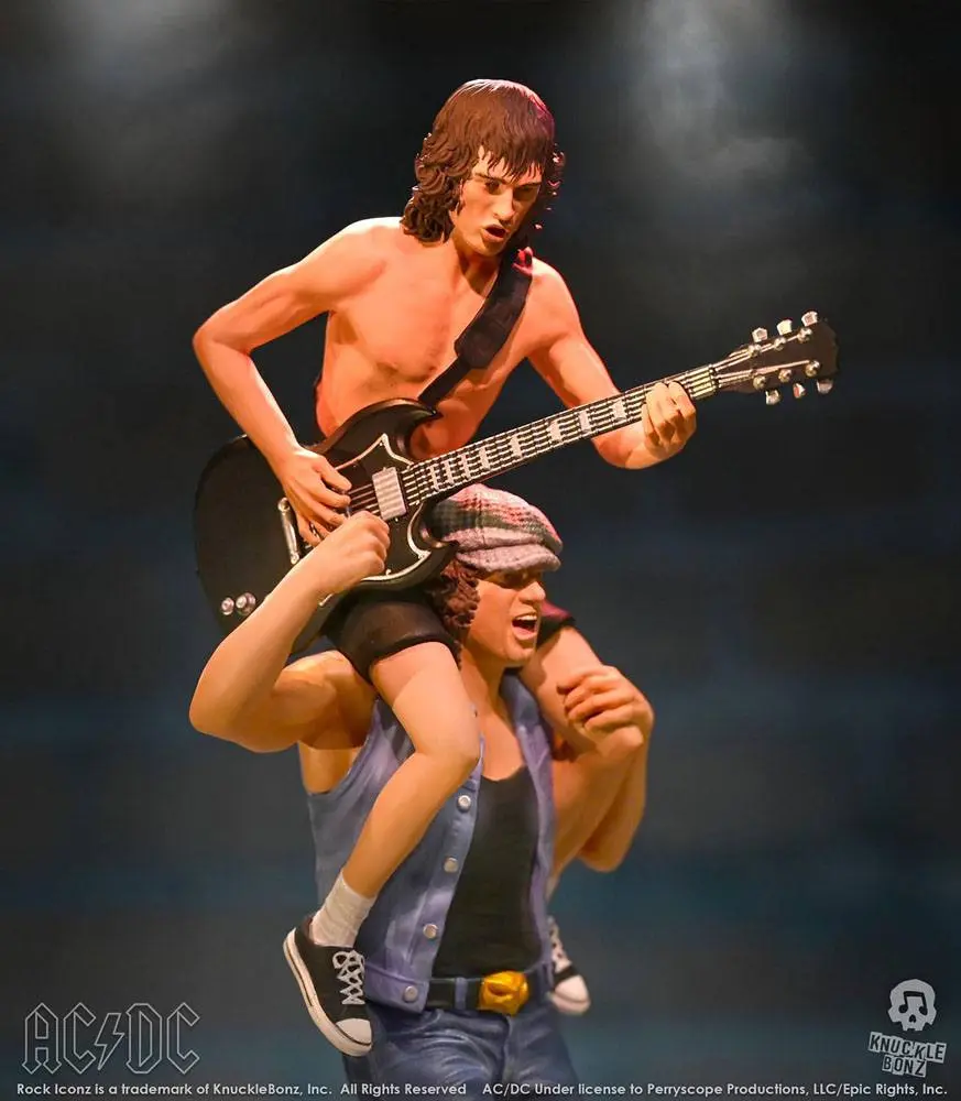 AC/DC Rock Iconz 1/9 Angus &amp; Brian szobor figura 27 cm termékfotó