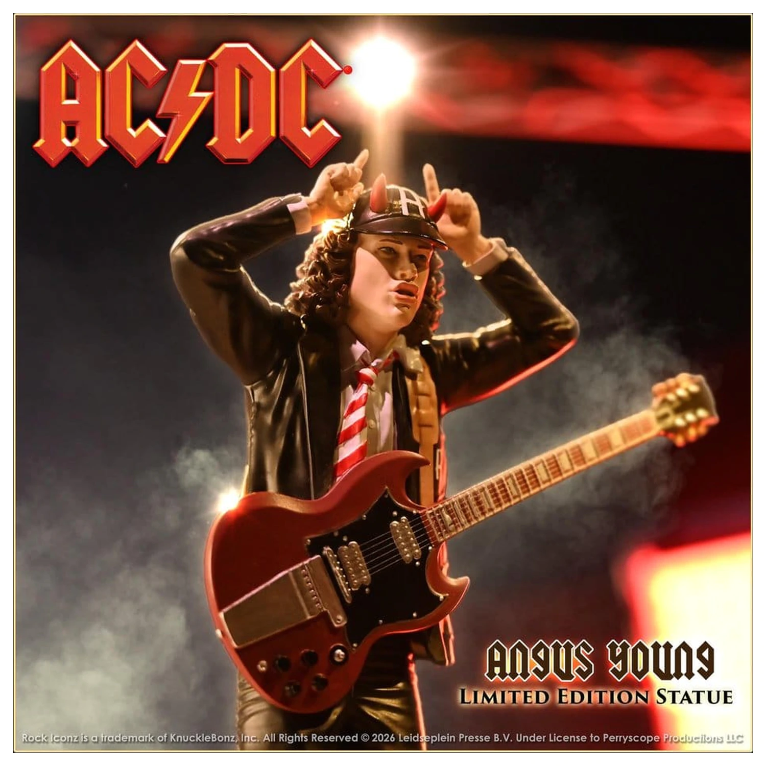 AC/DC Rock Iconz Angus Young IV figura 23 cm termékfotó