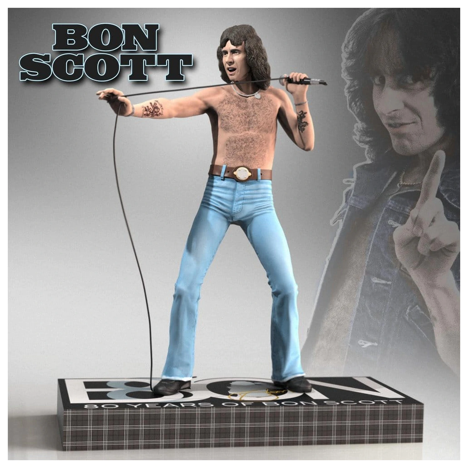 AC/DC Rock Iconz Bon Scott III szobor figura 22 cm termékfotó