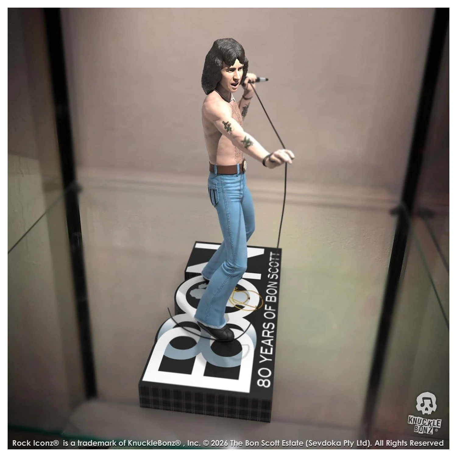 AC/DC Rock Iconz Bon Scott III szobor figura 22 cm termékfotó