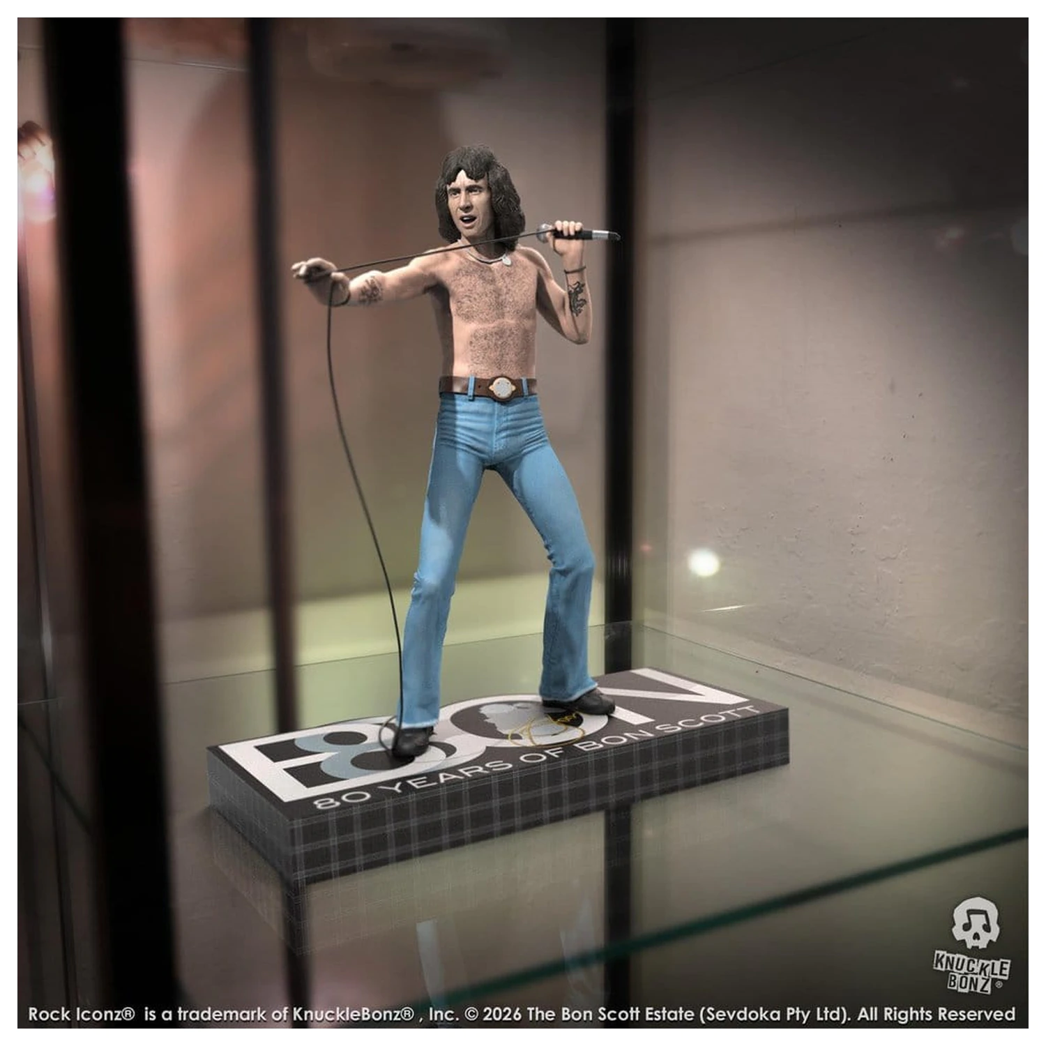 AC/DC Rock Iconz Bon Scott III szobor figura 22 cm termékfotó