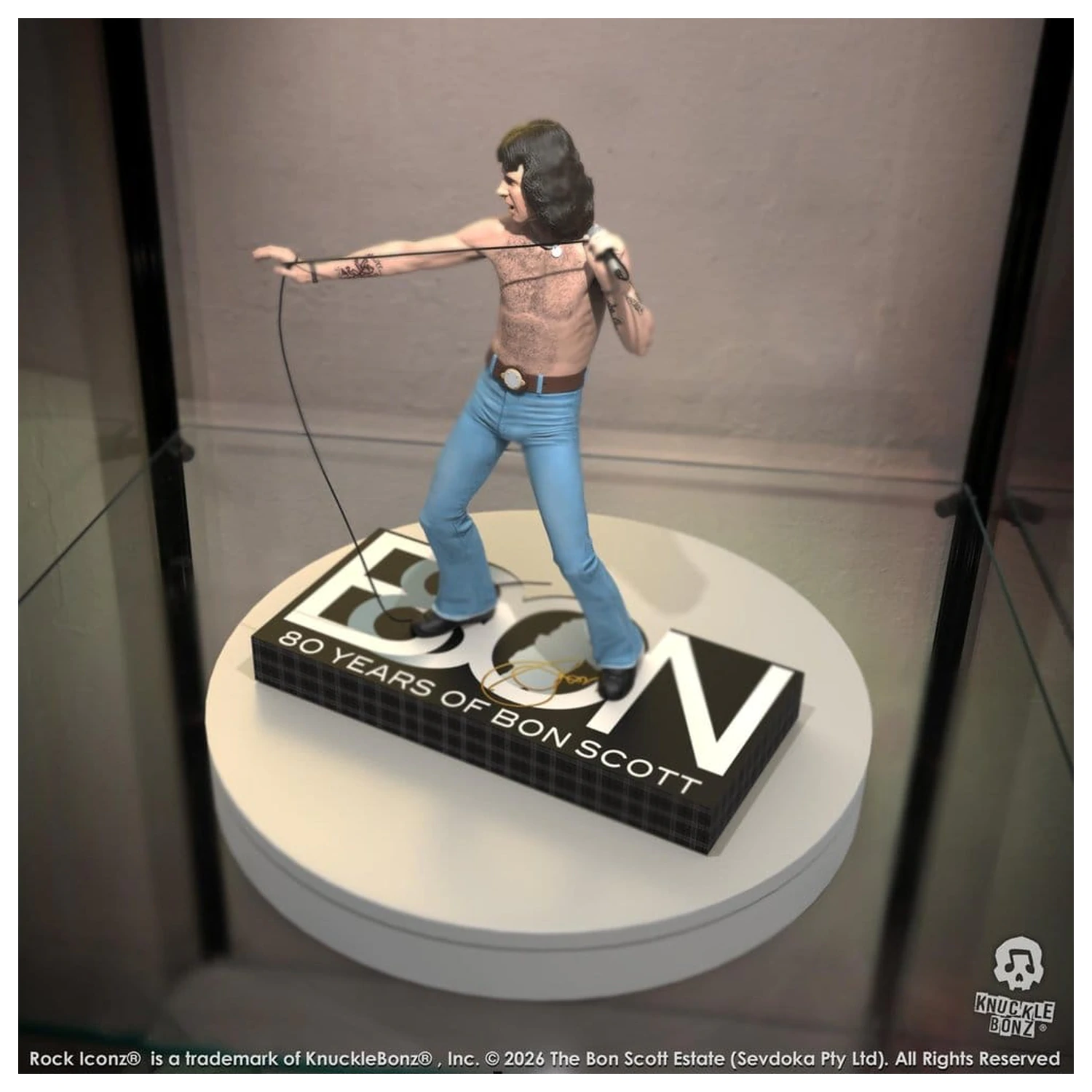 AC/DC Rock Iconz Bon Scott III szobor figura 22 cm termékfotó