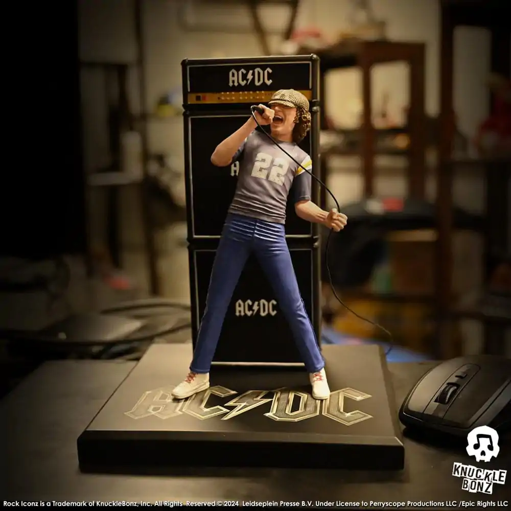 AC/DC Rock Iconz Statue Brian Johnson 23 cm termékfotó